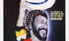Cartaz da série Carnavalesca que traz a foto do cantor Martinho da Vila, que foi homenageado, em 1988.