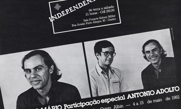Cartaz de divulgação de show de Francisco Mário dentro da série 'Independentes'. Cedoc-Funarte