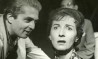 Sergio Britto e Carminha Brandão em 'Beijo no Asfalto'. Teatro Ginástico, 1961. Fotógrafo desconhecido