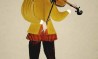 Figurino do personagem Músico. Desenho em guache, nanquim e aguada sobre papel (31,9 x 21,9 cm). Cedoc-Funarte