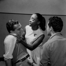 Nelson Rodrigues como ator de 'Perdoa-me por me Traíres' ao lado de Léa Garcia, 1957. Foto Carlos/ Cedoc-Funarte