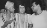 Zezé Motta, Arthur Laranjeira (diretor do espetáculo) e Johnny Alf, no Projeto Pixinguinha de 1978