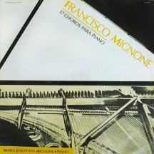 Capa do LP Francisco Mignone - 17 choros para piano (1987)